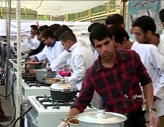 جشنواره آشپزی خوابگاهی در دانشگاه سیستان وبلوچستان