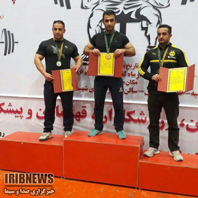 9 مدال طلای مسابقات پرس سینه کشور بر گردن ورزشکاران مهابادی