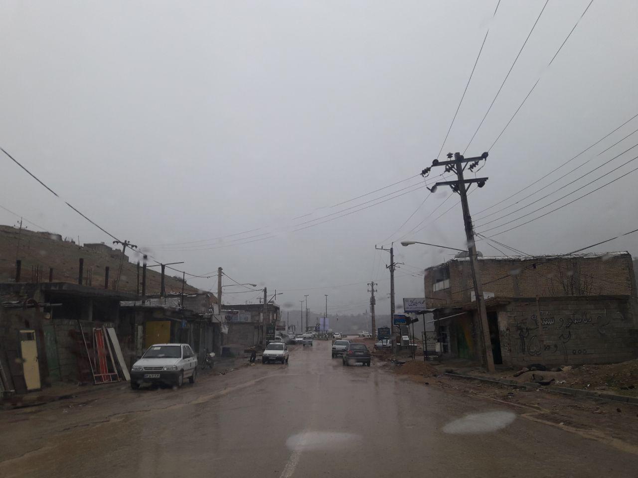 جو ناپایدار، بارش برف و باران همراه با رعد و برف در مناطق کوهستانی استان