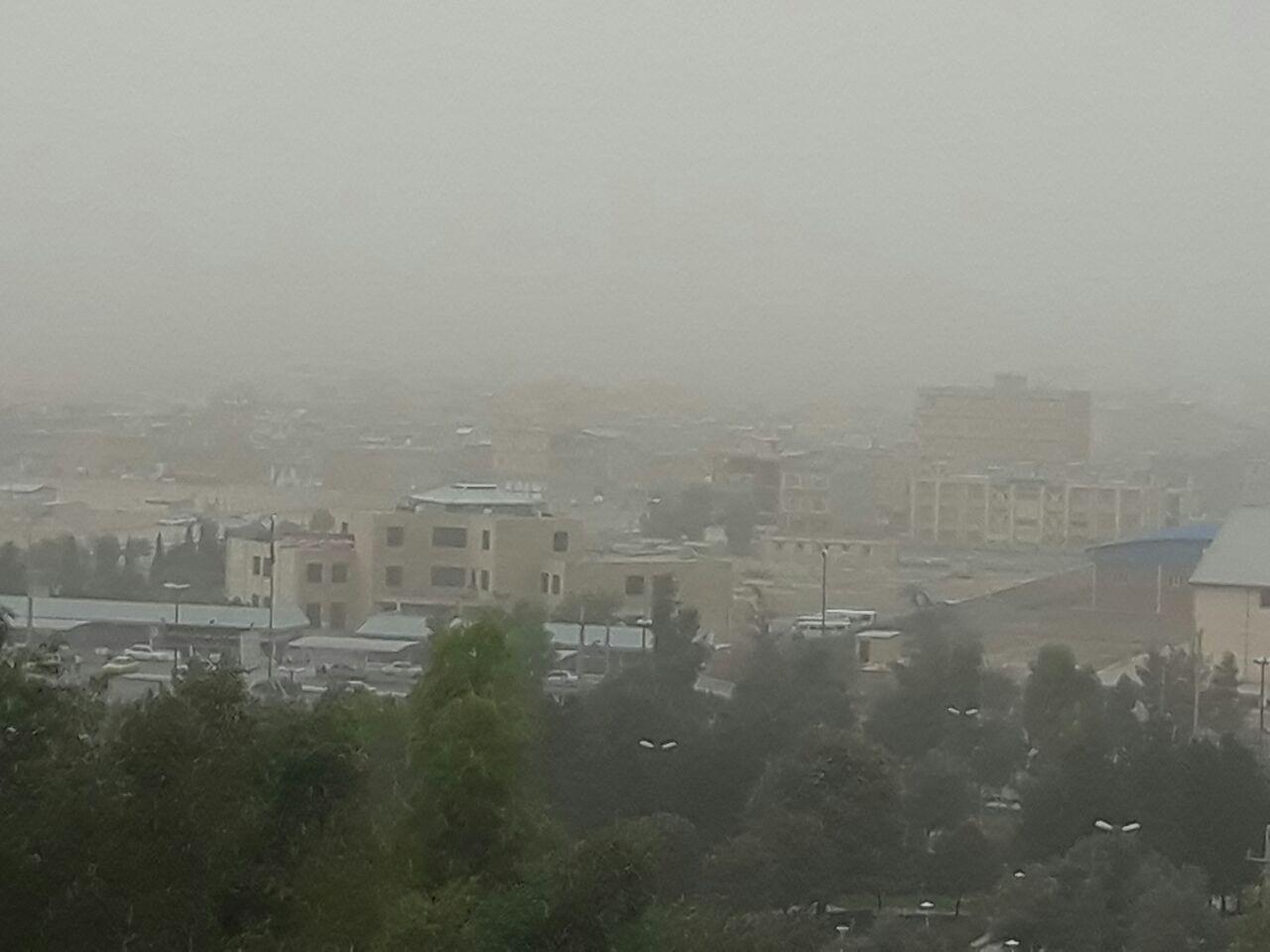 هوای استان کرمانشاه غیر قابل تنفس! هوای استان کرمانشاه غیر قابل تنفس!