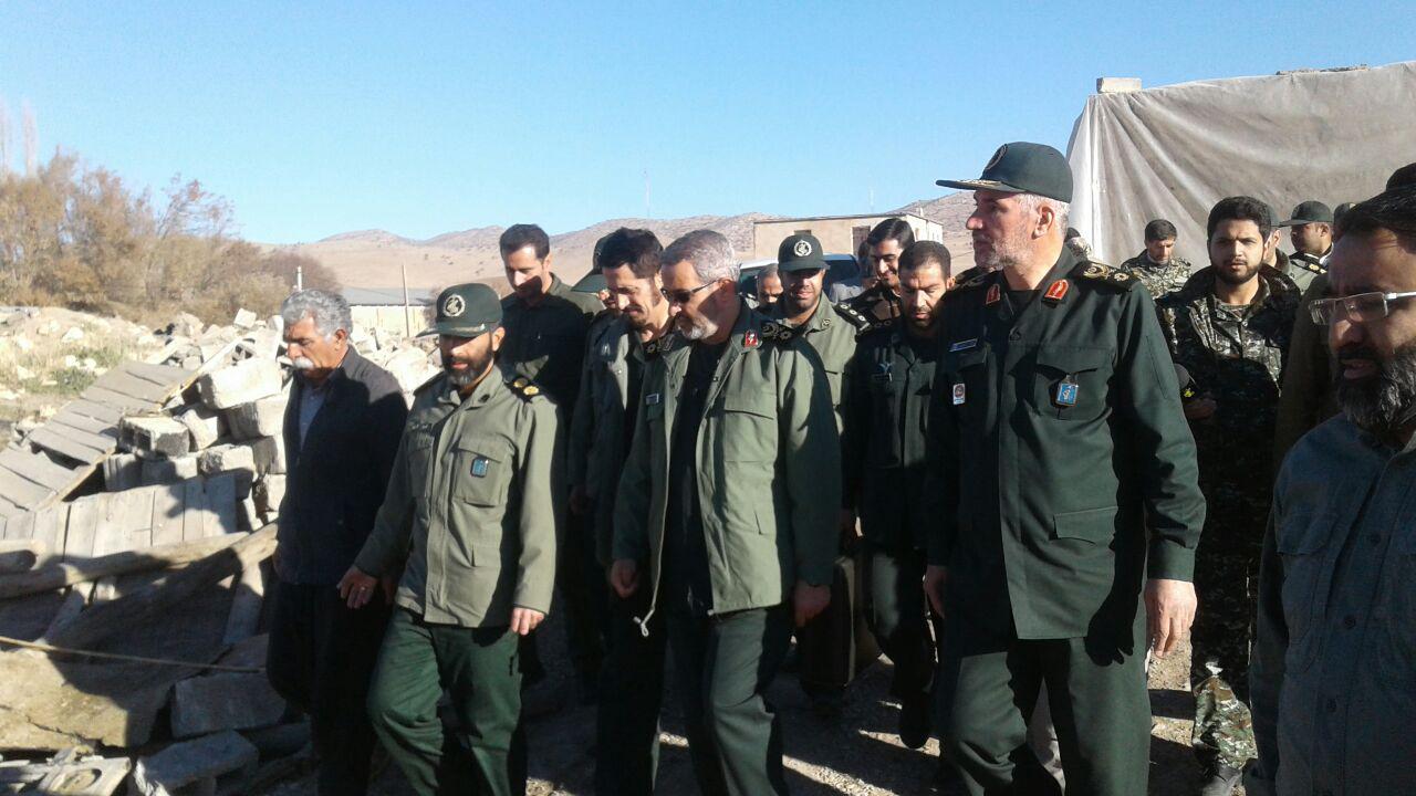 بازدید رئیس سازمان بسیج مستضعفین از مناطق زلزله زده کرمانشاه بازدید رئیس سازمان بسیج مستضعفین از مناطق زلزله زده کرمانشاه