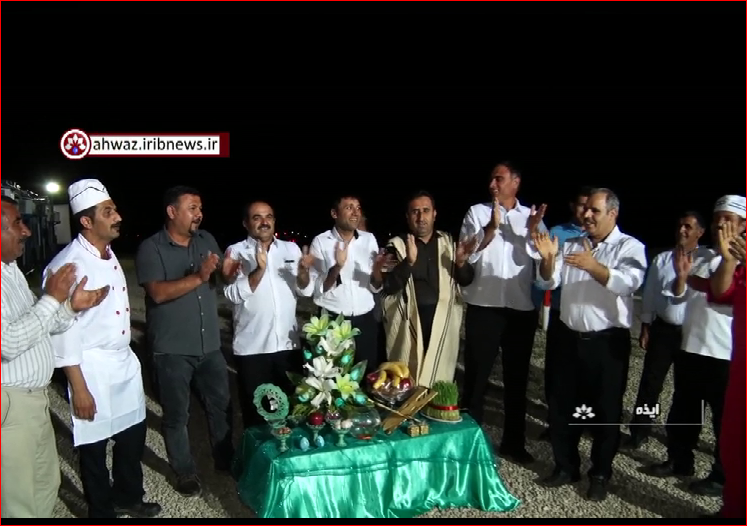 سال تحویل در کنار حفار مردان