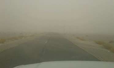 گرد وغبار در ریگان به 21 برابرحد مجاز رسید گرد وغبار در ریگان به 21 برابرحد مجاز رسید