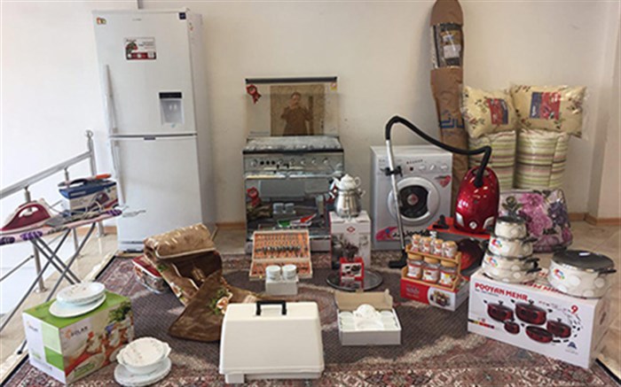 اهدای ۳۸۵ جهیزیه به زوج‌های جوان