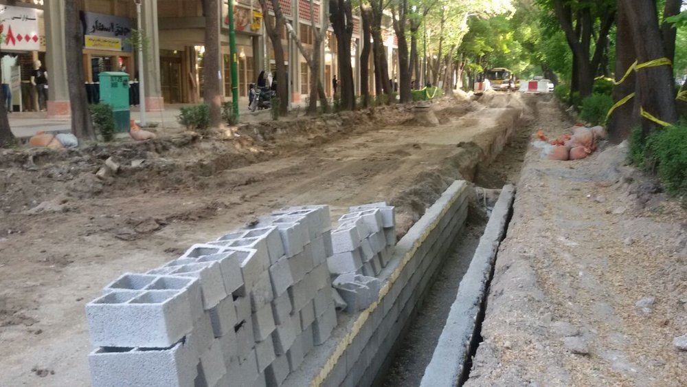 بسته شدن محور تاریخی چهارباغ