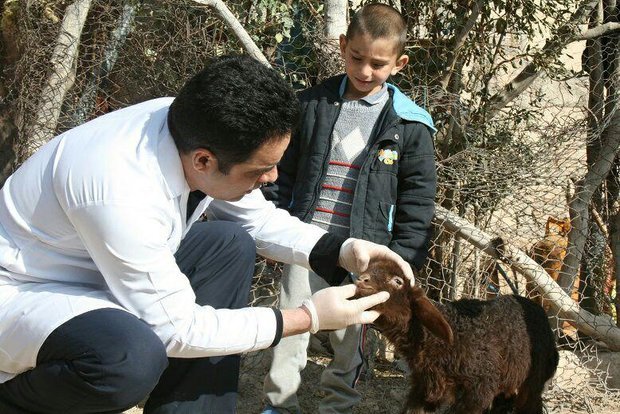 ارائه خدمات دامپزشکی رایگاه به روستای سرگچ دیشموک