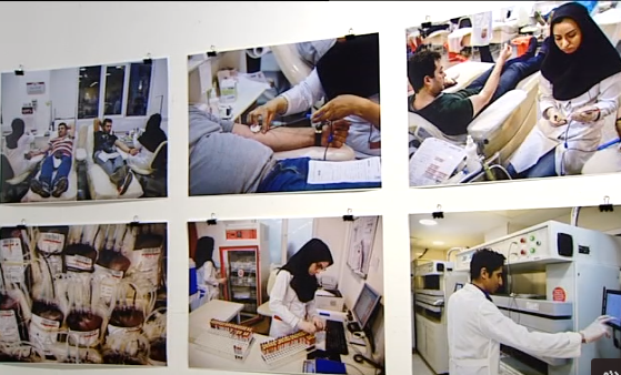 افتتاح نمایشگاه عکس با موضوع اهدای خون