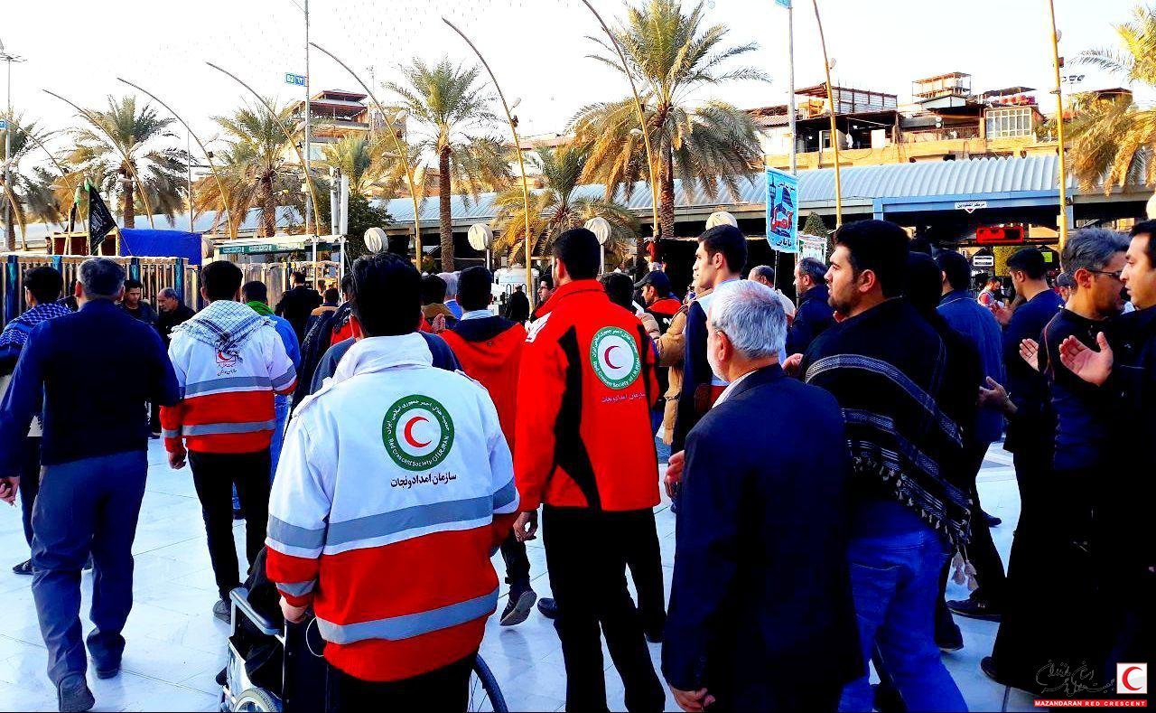 اعزام تیم امدادی جمعیت هلال احمر استان به کربلای معلی اعزام تیم امدادی جمعیت هلال احمر استان به کربلای معلی