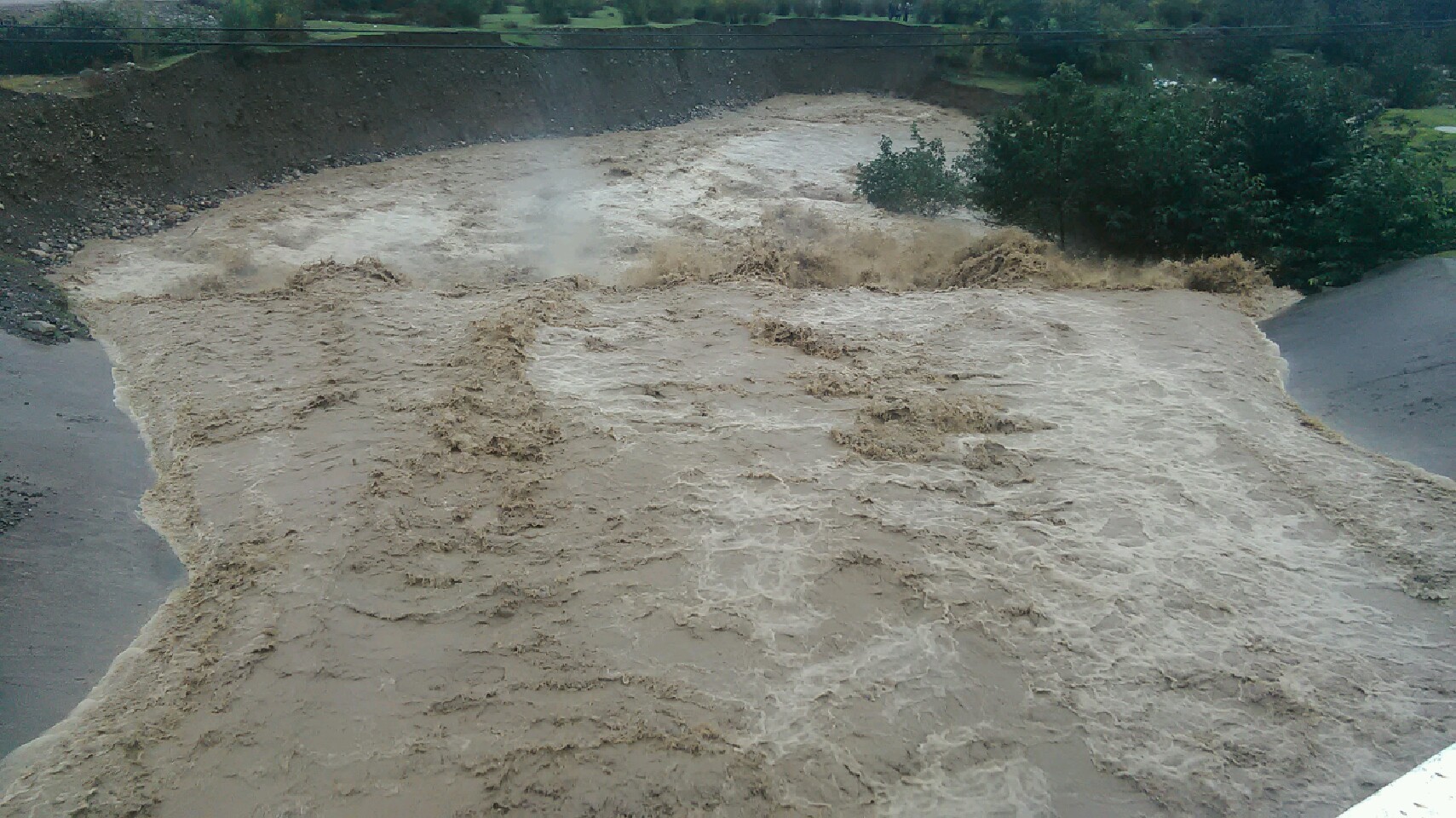 وقوع سیلاب در ماسال