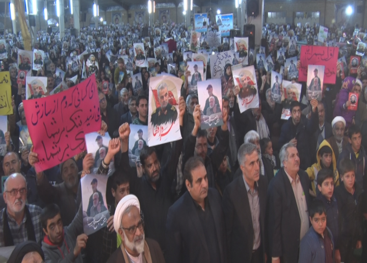 اجتماع بزرگ مردم سبزوار با عنوان نحن منتقمون