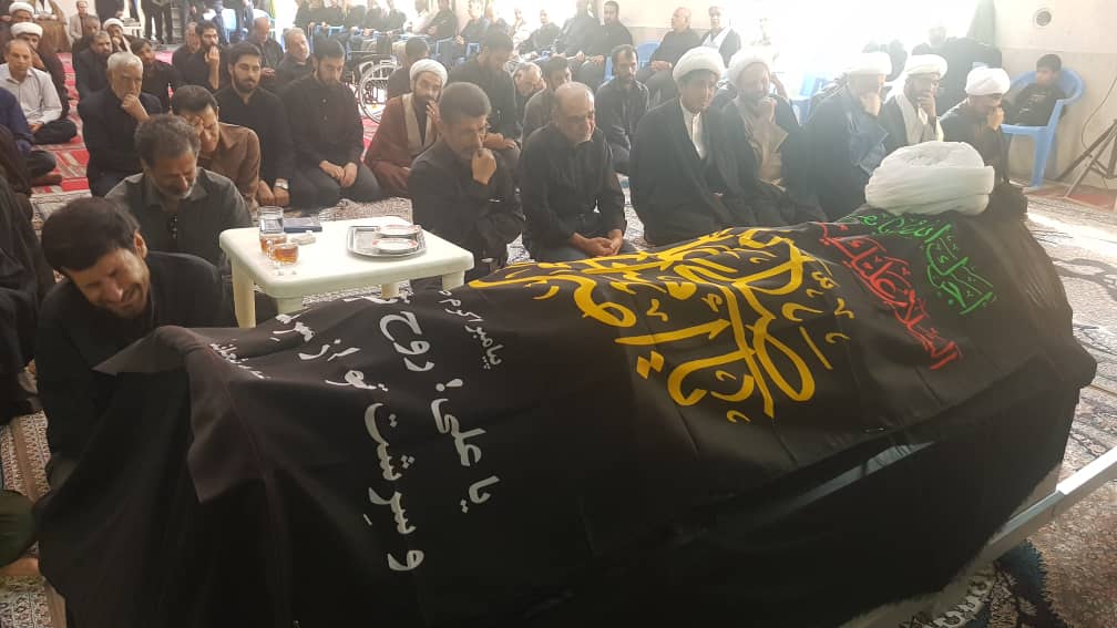 تشییع پیکر آیت الله محمد باقر نظام در فسا تشییع پیکر آیت الله محمد باقر نظام در فسا