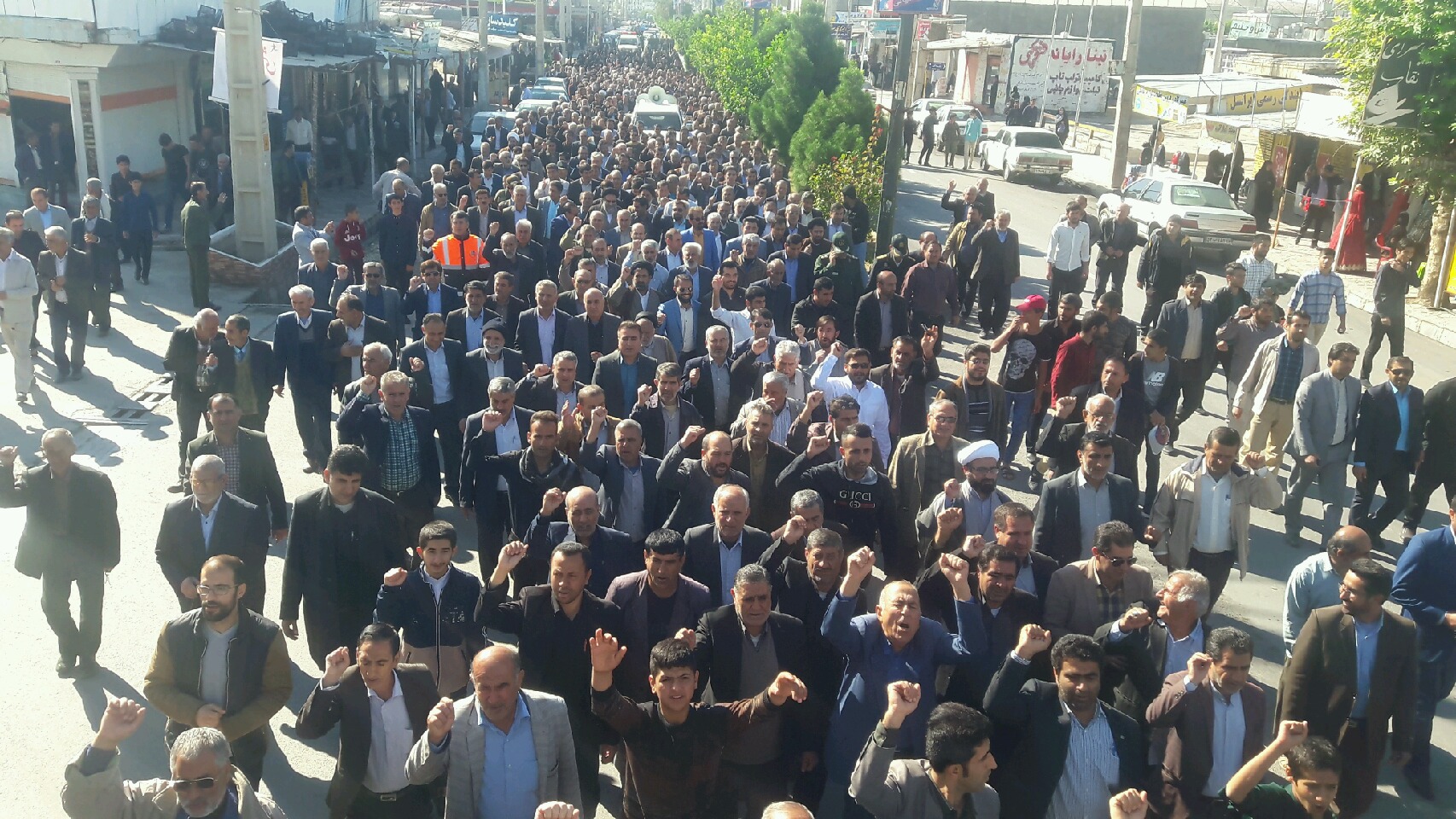 آمادگی مردم چرام ،سوق و مارگون برای شرکت در راهپیمایی امروز