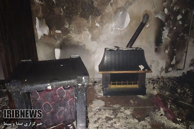 آتش سوزی در یک واحد مسکونی در مهاباد آتش سوزی در یک واحد مسکونی در مهاباد
