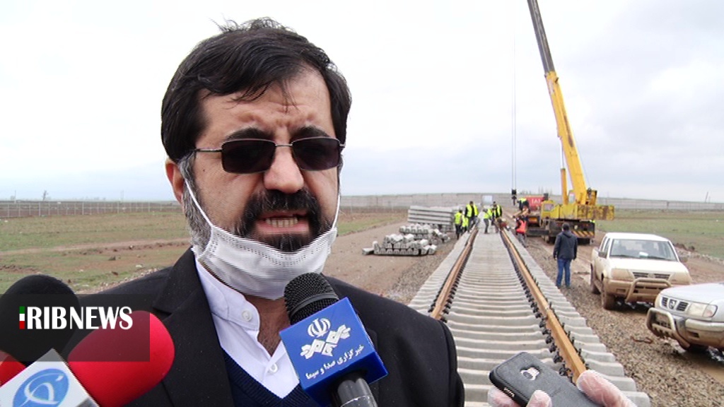 آغاز مرحله ریل گذاری پروژه راه آهن اردبیل