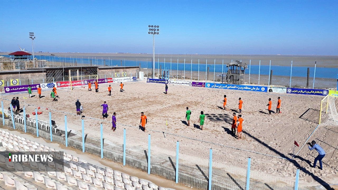 اردوی تیم ملی فوتبال سحلی در بوشهر