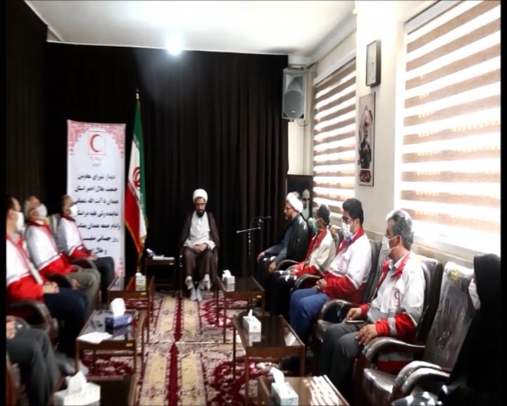 دیدار مدیران جمعیت هلال احمر استان همدان با نماینده ولی فقیه دیدار مدیران جمعیت هلال احمر استان همدان با نماینده ولی فقیه