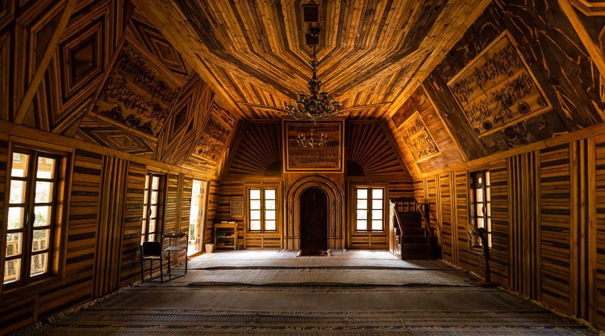 اولین مسجد چوبی جهان در دیار خراسان اولین مسجد چوبی جهان در دیار خراسان