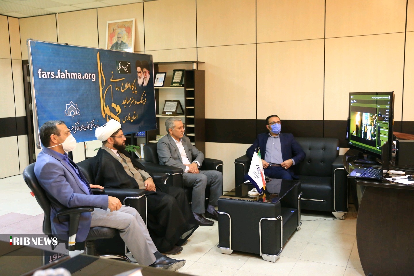 رونمایی از پایگاه اطلاع رسانی فرهنگ و هنر مساجد فارس