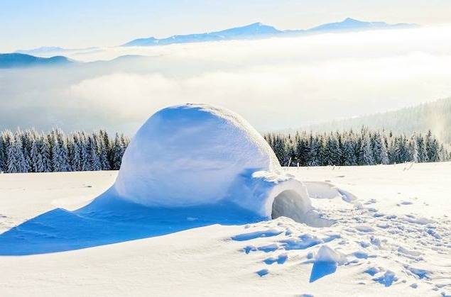 خونه برفی گرم میشه، اما ذوب نمیشه!