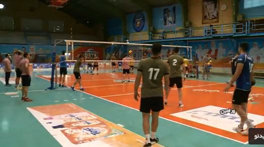 تمرینات آماده سازی مدافع عنوان قهرمانی والیبال آسیا