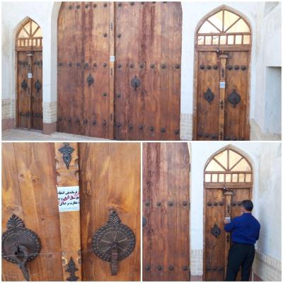 پلمپ یک واحد اقامتی متخلف در آران و بیدگل