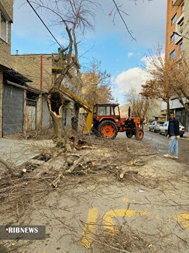 وزش تند بادی با سرعت ۷۵ کیلومتر در ساعت در بوکان