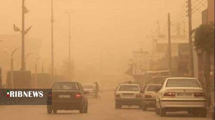 گرد و غبار ۸ برابر حد استاندار در آبادان گرد و غبار ۸ برابر حد استاندار در آبادان