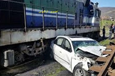 فوت دو نفر در تصادف خودرو با قطار در بندرگز