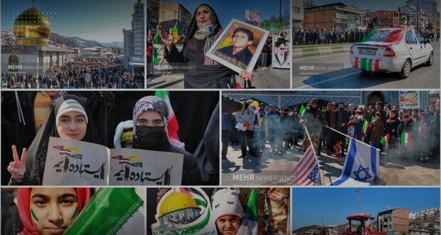 تصاویر به یادماندنی از حماسه آفرینی مردم در جشن انقلاب 1401 تصاویر به یادماندنی از حماسه آفرینی مردم در جشن انقلاب 1401