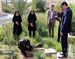 کاشت نهال به یاد نام آور خبرگزاری صدا وسیما؛ زنده یاد حسین دهقان