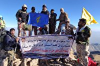 صعود کوهنوردان گردان فاتحین استان بوشهر به قله تشکر 