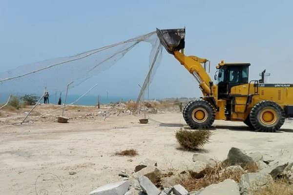 رفع تصرف ۵۵ هکتار از اراضی ساحلی استان بوشهر