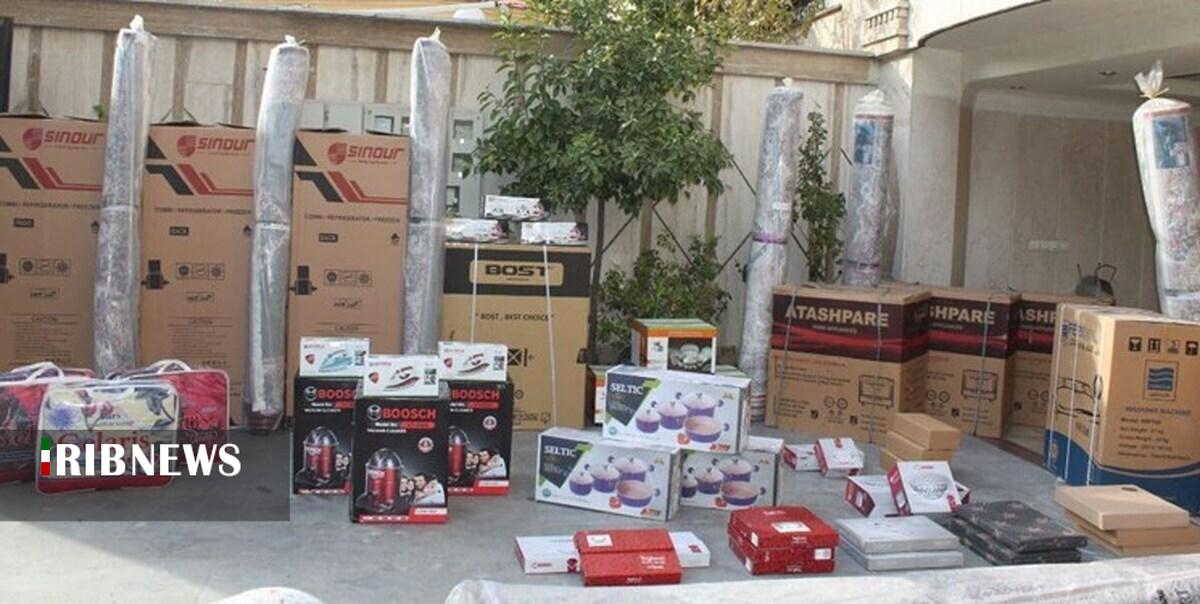 اهدای ۹۹۲ سری جهیزیه به نوعروسان خراسان شمالی اهدای ۹۹۲ سری جهیزیه به نوعروسان خراسان شمالی