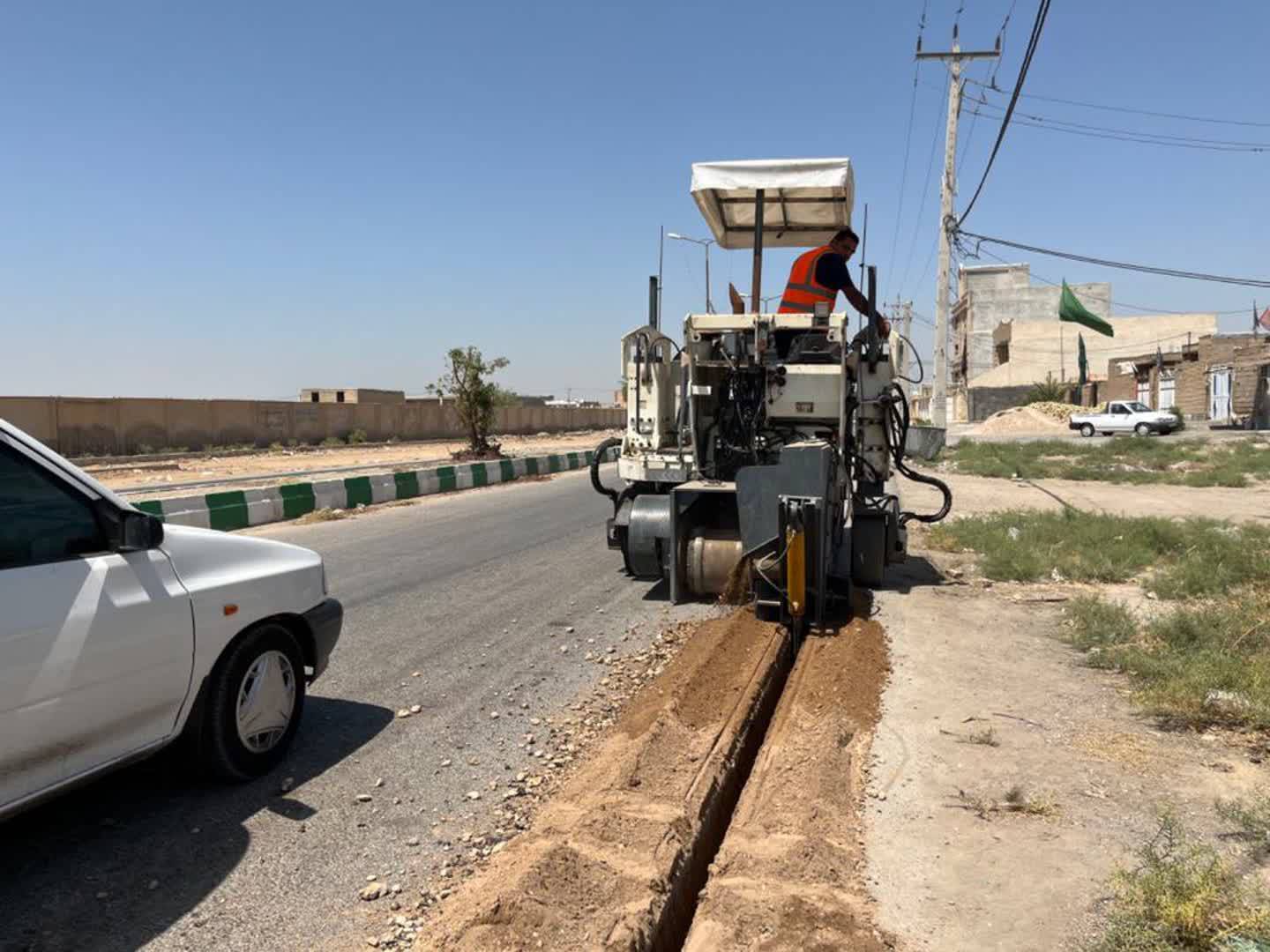 اجرای طرح ملی فیبرنوری در شهر شادگان