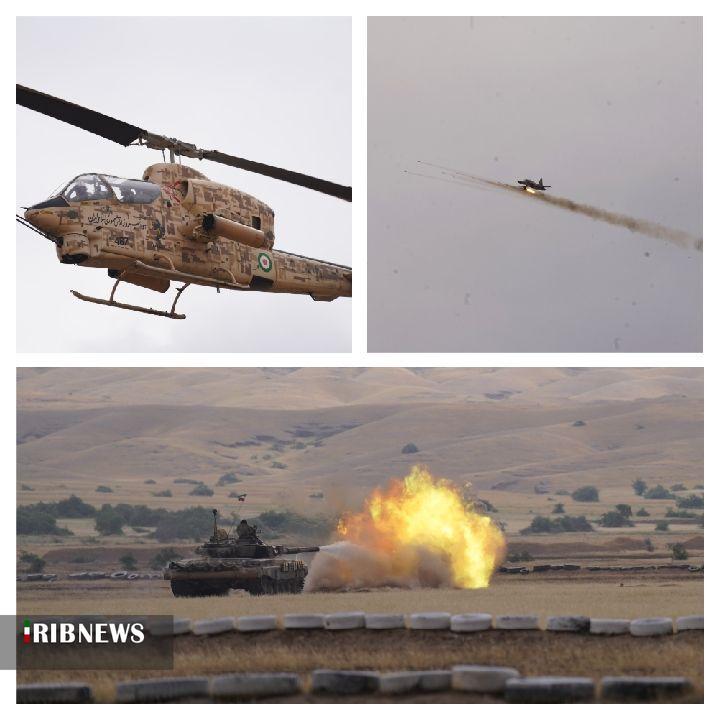 *** تمرین مشترک جنگندهها، بالگردها و یگان زرهی تیپ ۲۹۲ نزاجا *** تمرین مشترک جنگندهها، بالگردها و یگان زرهی تیپ ۲۹۲ نزاجا