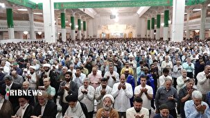 گزارش تصویری| برگزاری نماز عید قربان در قم و سایر شهرهای استان