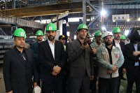افتتاح خطوط ریلی صنعتی و تجاری مجتمع فولاد ارفع اردکان و گندله سازی بهاباد