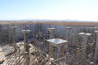 ساخت ۳ مخزن آبی پنج هزار متر مکعبی در مهریز