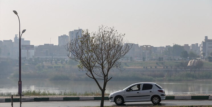 آلودگی هوا در ۲ شهر خوزستان