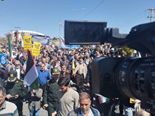 جلوه‌هایی ویژه از راهپیمایی روز جهانی قدس در خراسان جنوبی