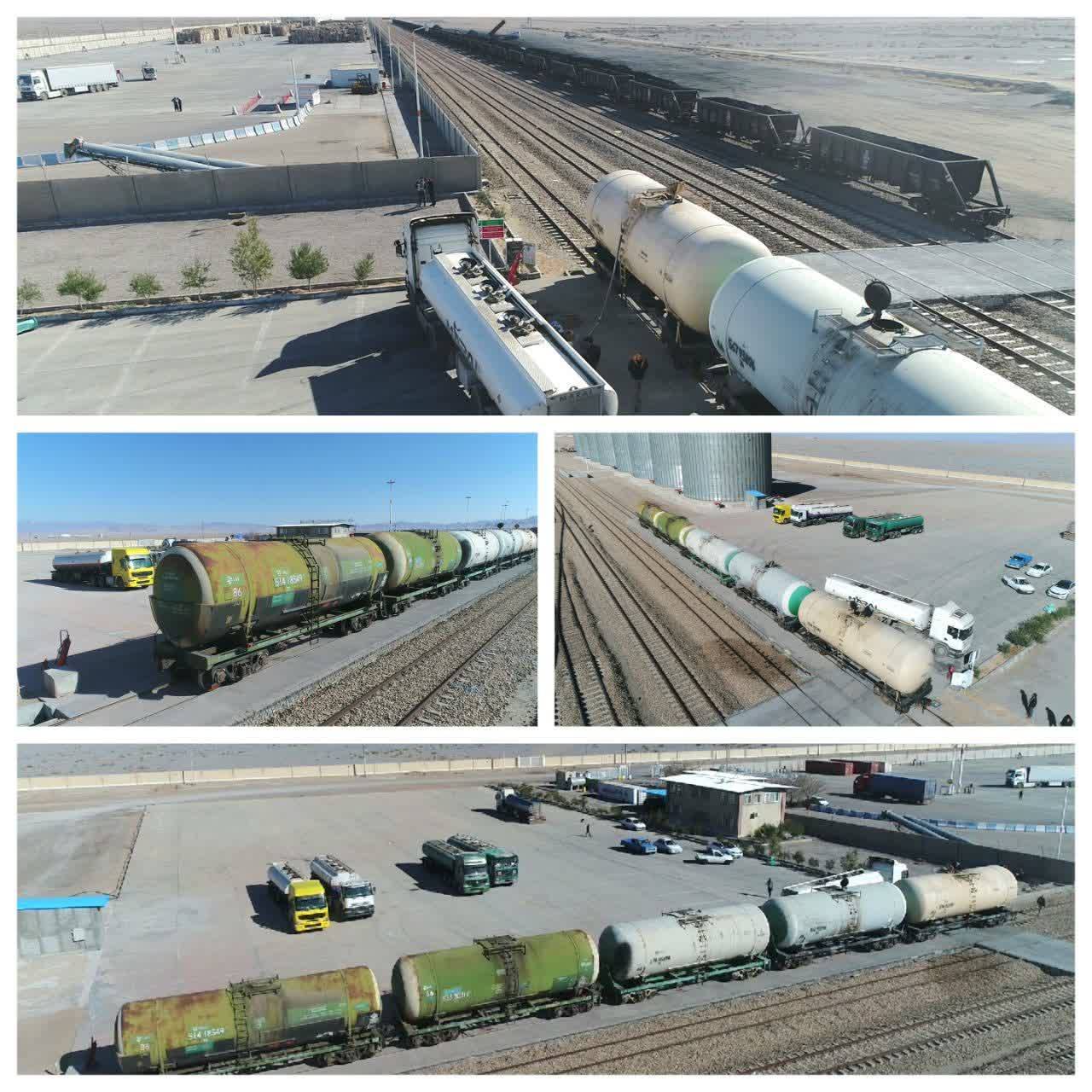 آغاز بارگیری محموله هیدروکربن سبک از بندرخشک پیشگامان یزد به مقاصد بینالمللی آغاز بارگیری محموله هیدروکربن سبک از بندرخشک پیشگامان یزد به مقاصد بینالمللی