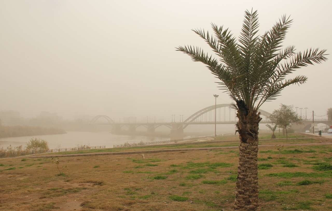 خرمشهر در وضع خطرناک آلودگی هوا
