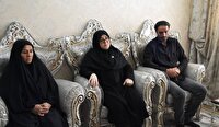 دیدار سخنگوی دولت و رئیس دانشگاه ملی مهارت با خانواده شهید زهرا چوبینی