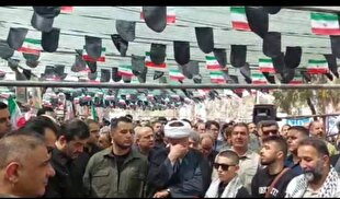 حضور جامعه ورزش بر مزار شهدای حمله رژیم صهیونی به ایران