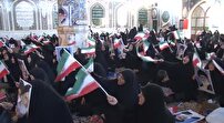 برگزاری اجتماع بزرگ بانوان شهرستان بن در دفاع از حریم ولایت