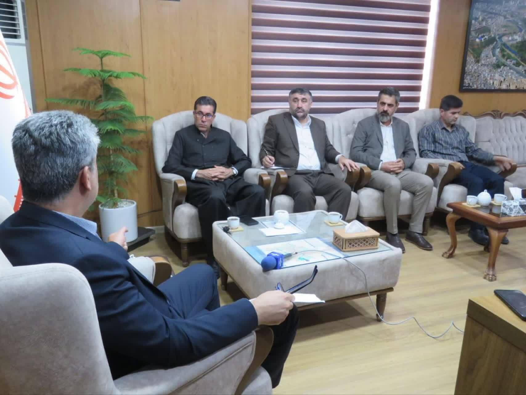 کلنگ زنی دو طرح گردشگری در سفر استاندارآذربایجان غربی به مهاباد