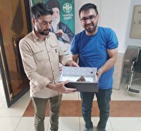 تحویل یک دلیجه نابالغ به اداره حفاظت محیط زیست شهرستان ارومیه 