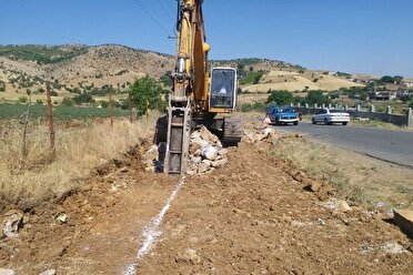 ادامه گازرسانی گسترده در شهرستانهای سردشت و میرآباد