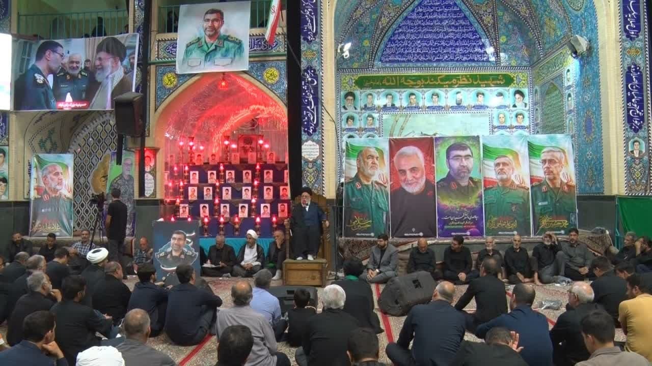 بزرگداشت سردار محمود باقری و دانشمندان هسته‌ای در رکن آباد میبد