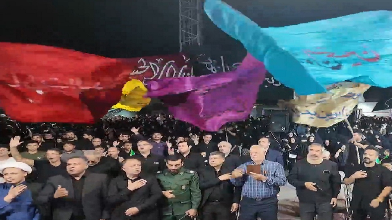 برگزاری مراسم گرامیداشت شهدای اقتدار در شهر تیمورلو